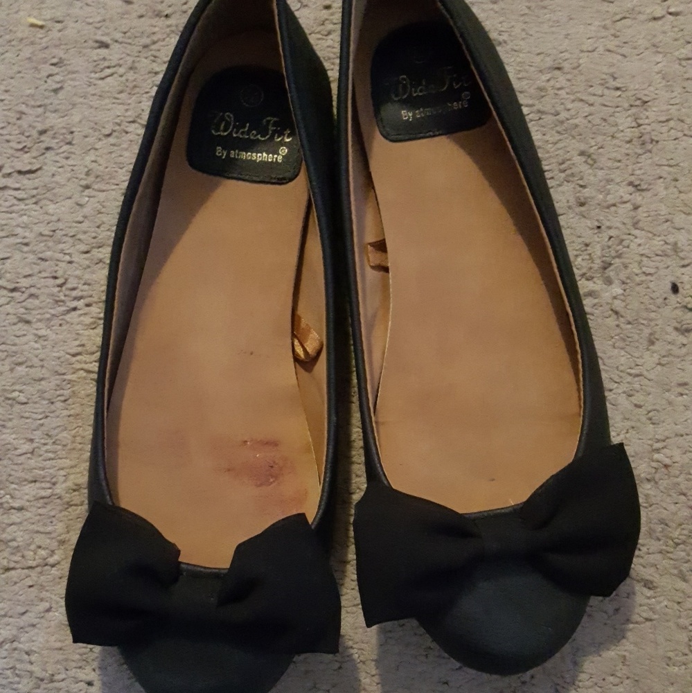 Wide fit Ballet Flats with bows